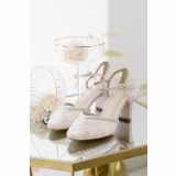 Marisol Blush Menyasszonyi cipő #4