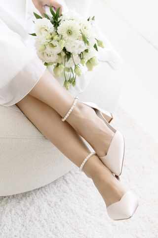 Madison Champagne Bridal shoe #8