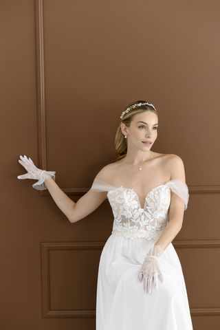 GL001 Bridal gloves #3