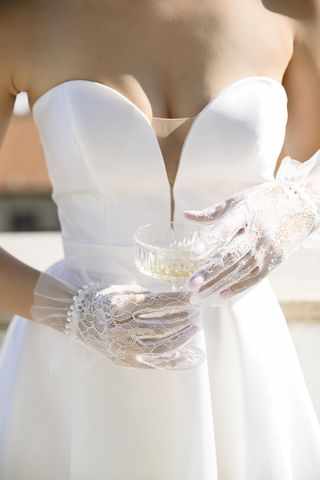 GL001 Bridal gloves #4