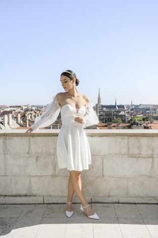 GL003 Detachable tulle sleeves #6